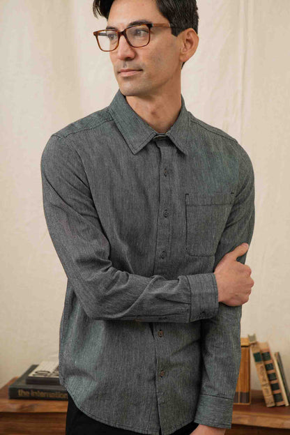 Bridge & Burn Jude Shirt / Onyx Stripe