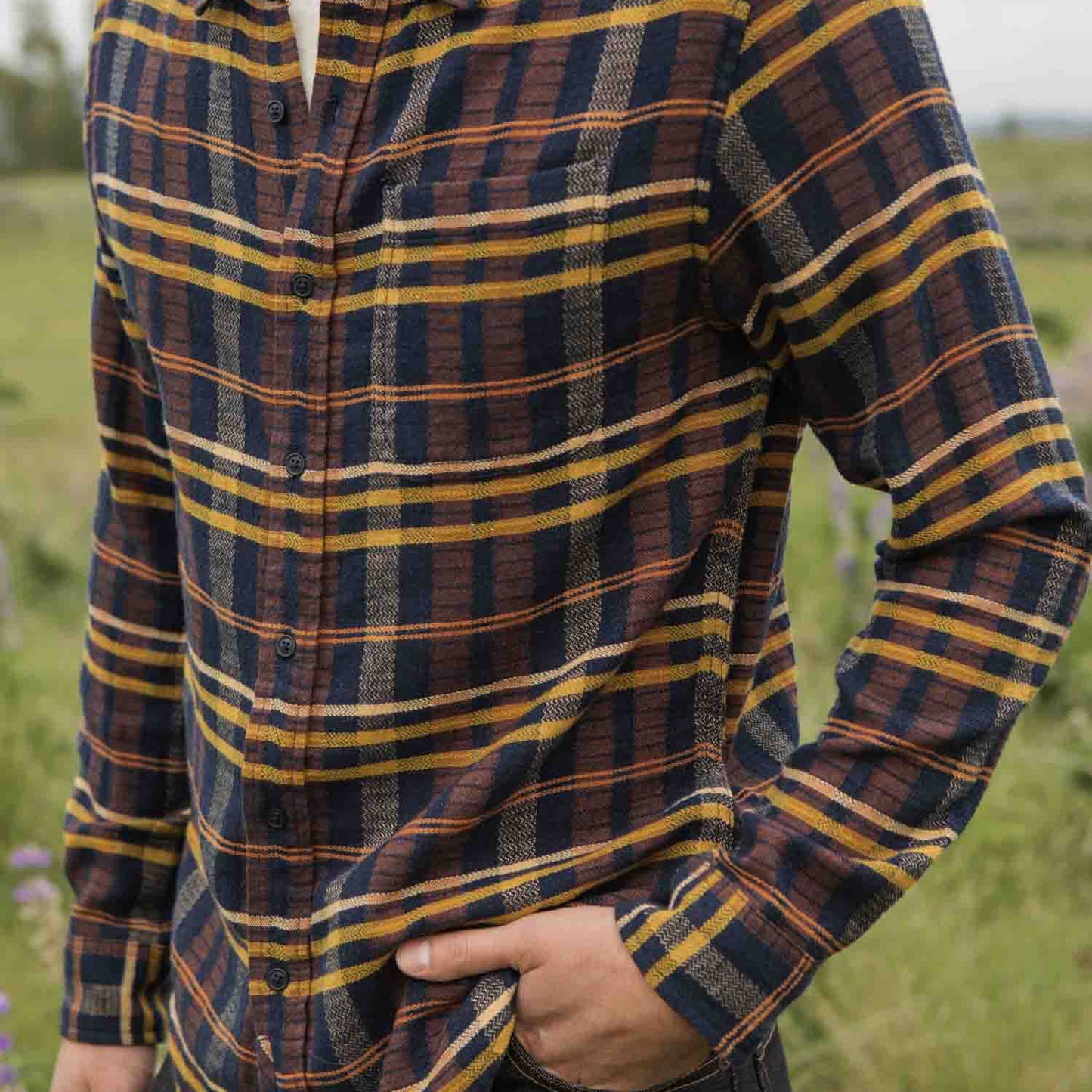 Bridge & Burn Desert Dawn Plaid Larson Shirt