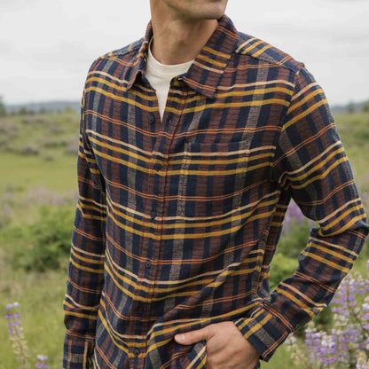Bridge & Burn Desert Dawn Plaid Larson Shirt