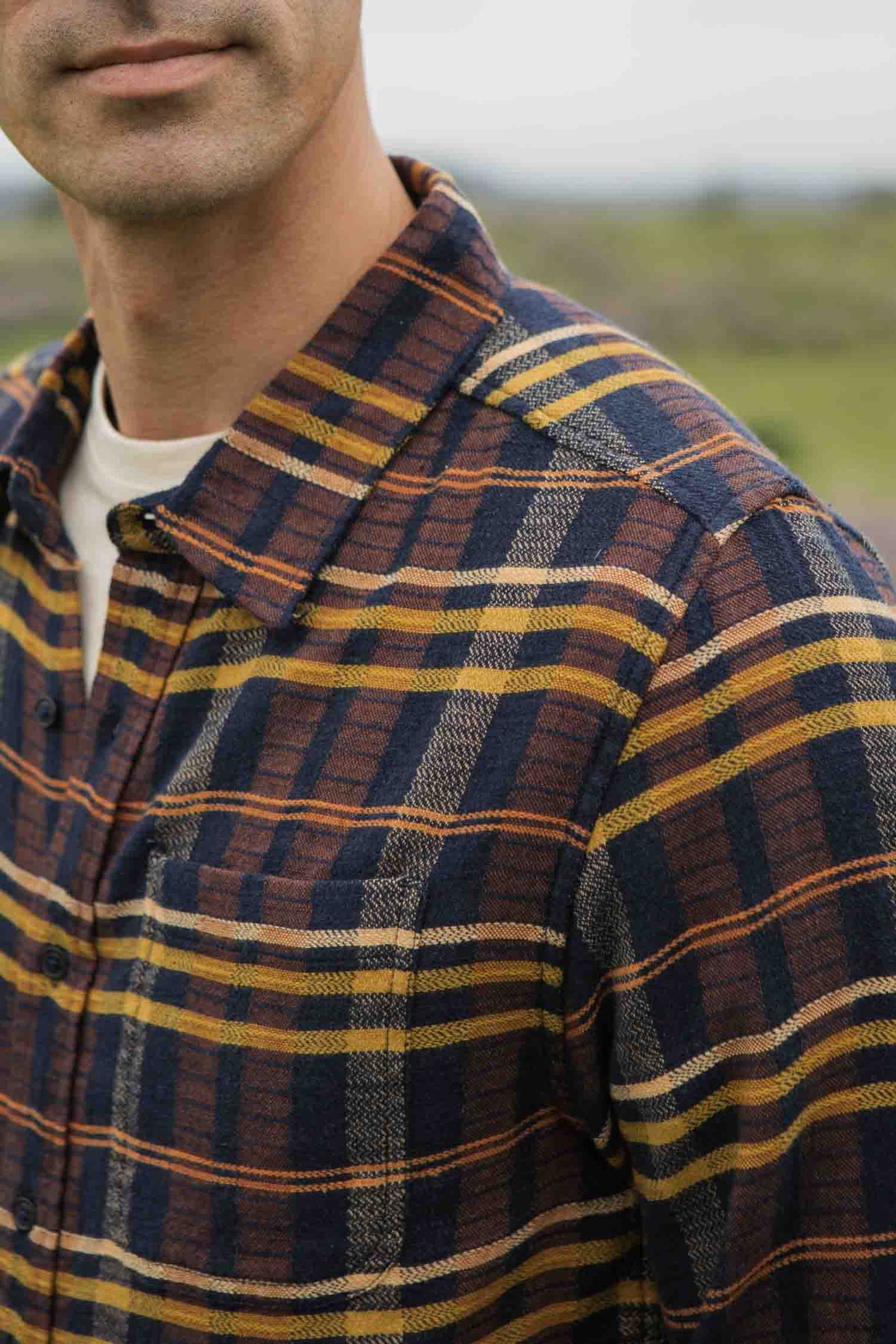 Bridge & Burn Desert Dawn Plaid Larson Shirt