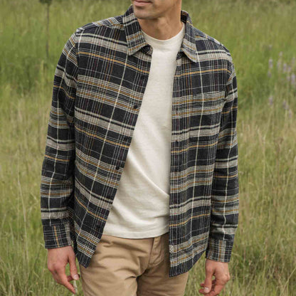 Bridge & Burn Volcanic Plaid Larson Shirt