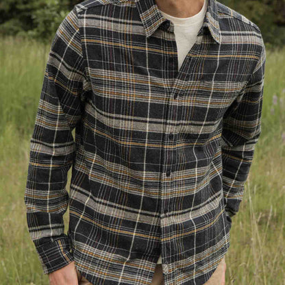 Bridge & Burn Volcanic Plaid Larson Shirt
