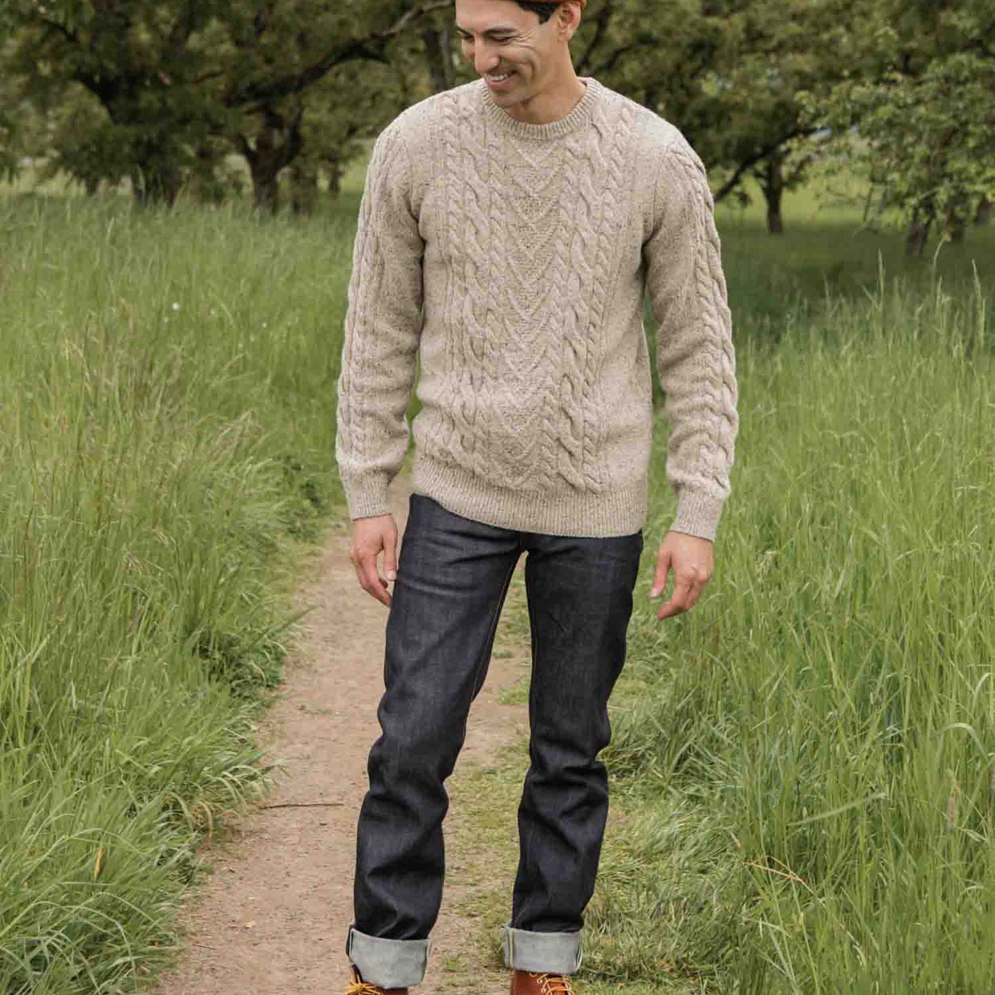Bridge & Burn Flecked Oatmeal Ludlow Sweater