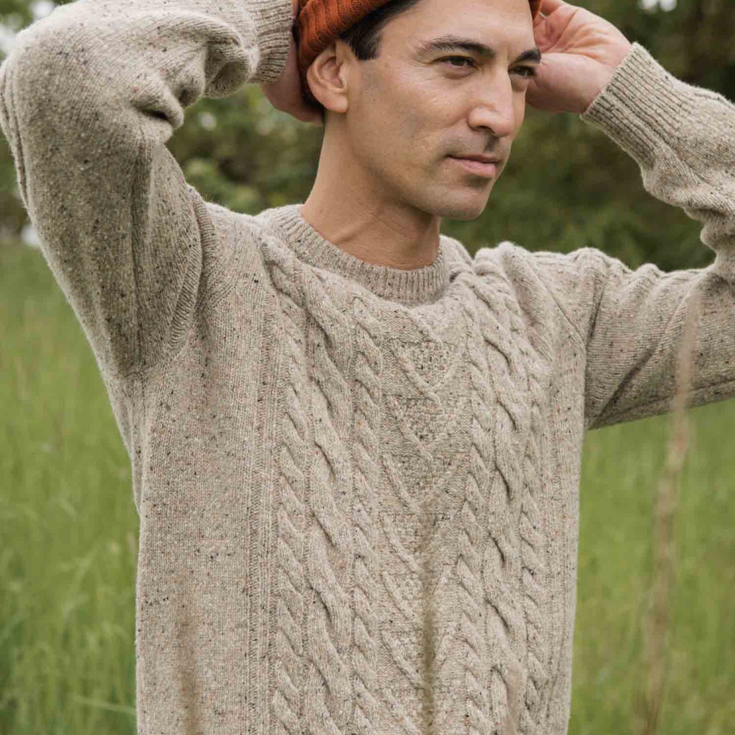 Bridge & Burn Flecked Oatmeal Ludlow Sweater