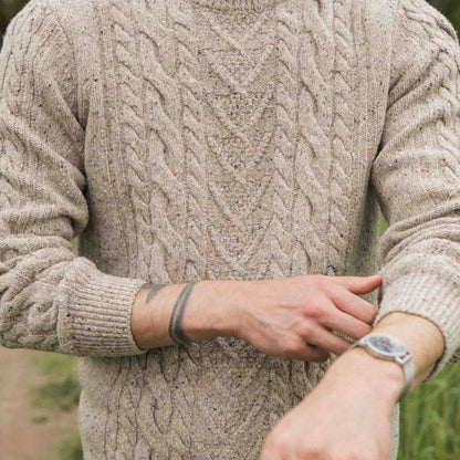 Bridge & Burn Flecked Oatmeal Ludlow Sweater