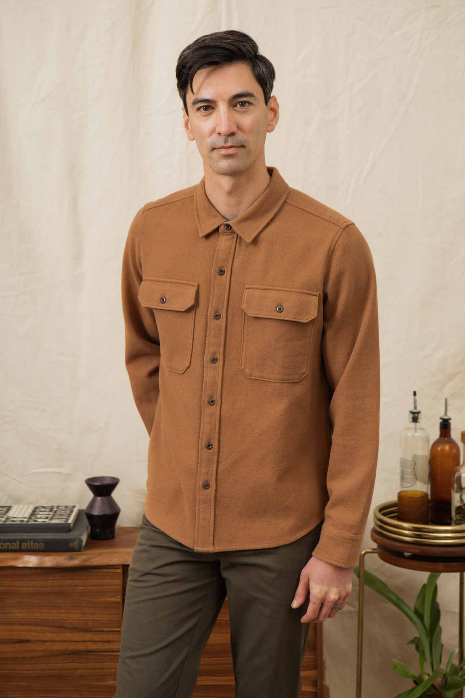 Pointer Overshirt / Camel