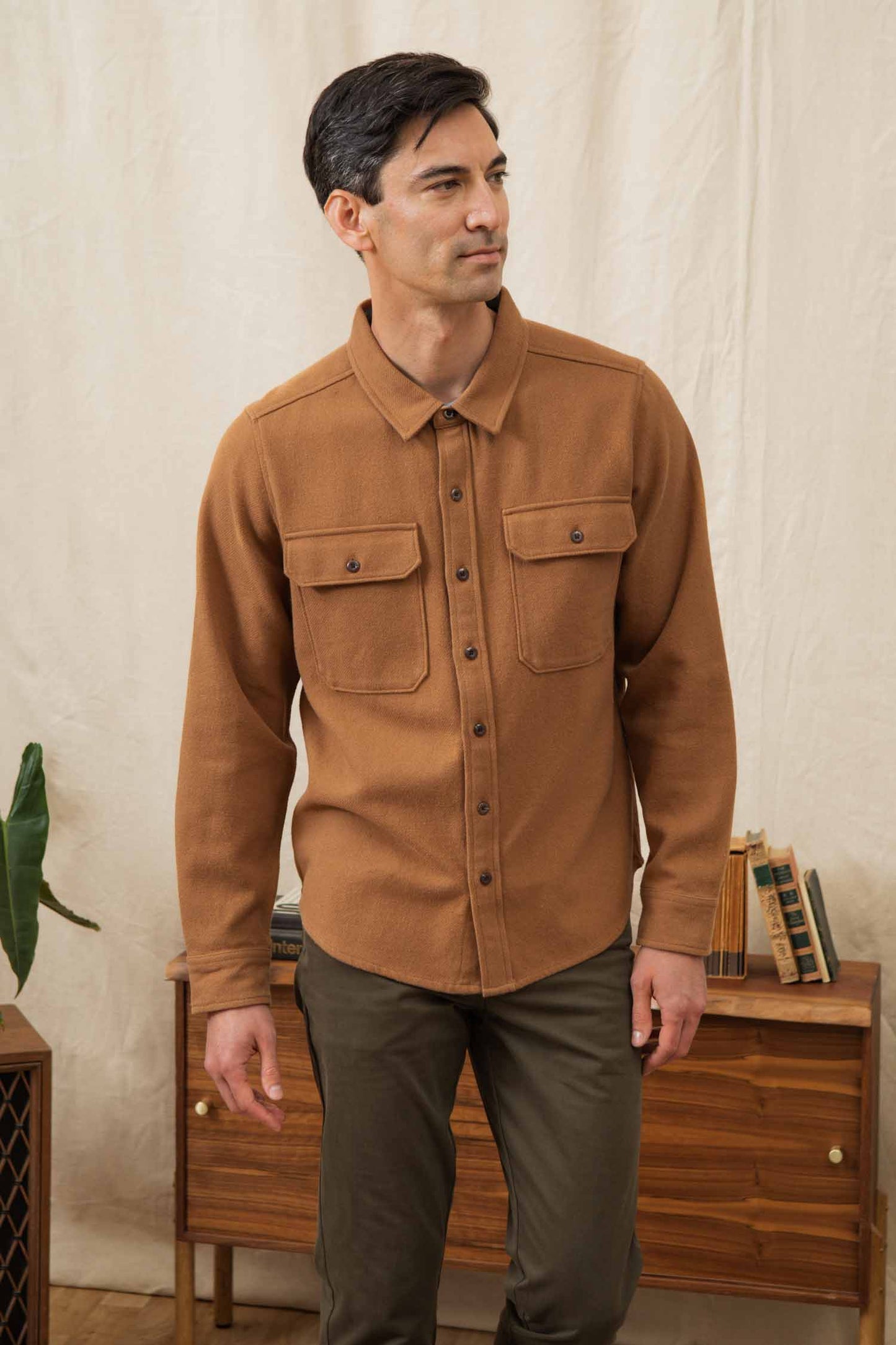 Pointer Overshirt / Camel