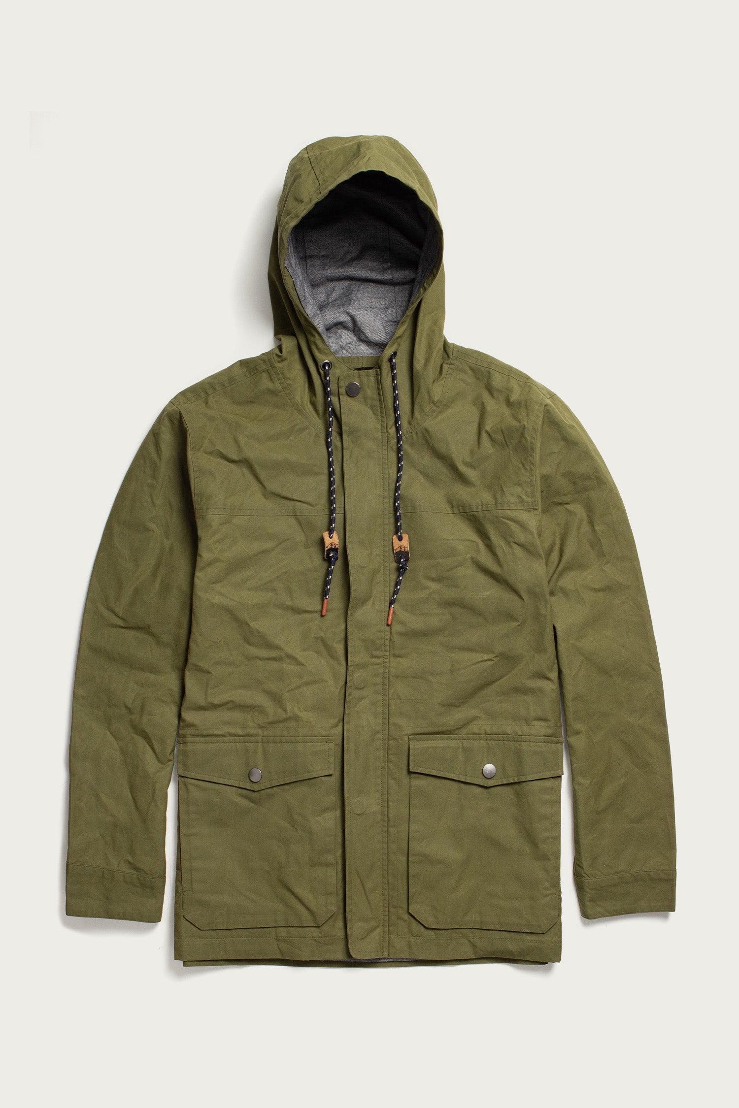 Bridge & Burn Olive Waxed Canvas Marshall Jacket Olive Waxed Canvas