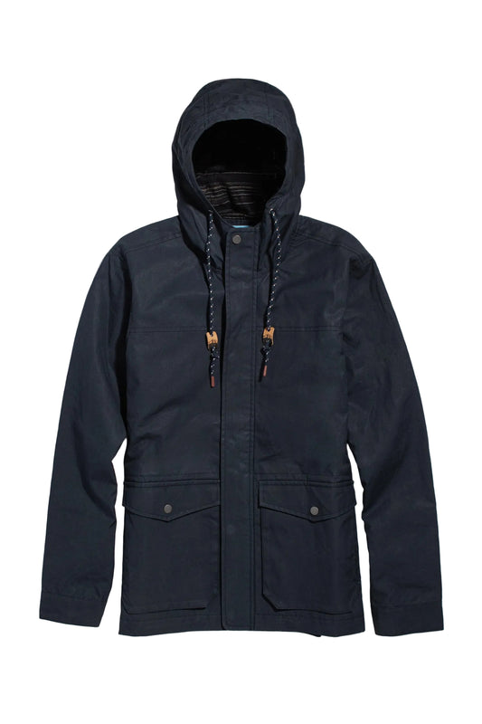 Bridge & Burn Navy Marshall Jacket Waxed Canvas Navy Waxed Canvas