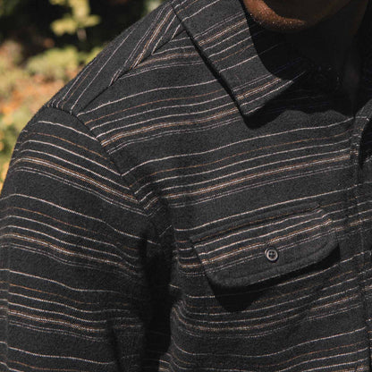 Cole Slim Shirt / Raven Stripe
