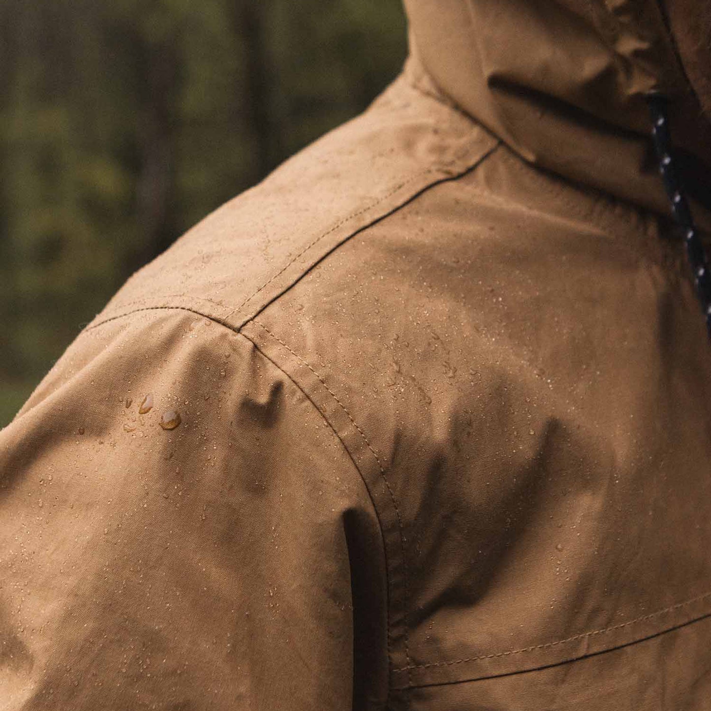 Bridge & Burn Dark Khaki Waxed Canvas Marshall Jacket