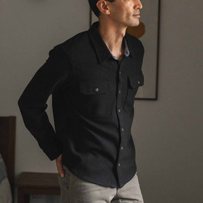 Bridge & Burn Pointer Overshirt / Ink Stone