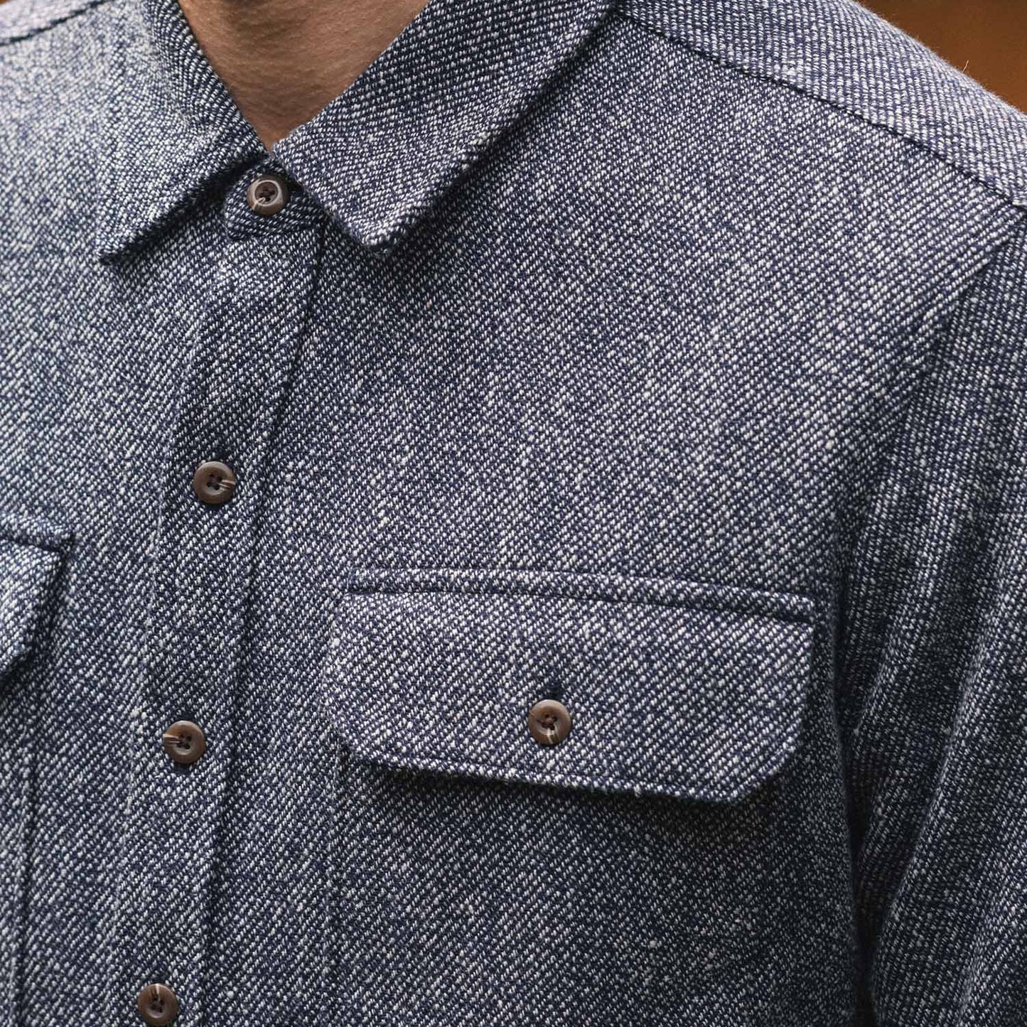 Bridge & Burn Pointer Overshirt / Ocean Marl