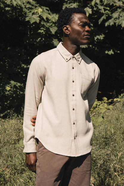 Sutton Slim Shirt / Fawn Flannel
