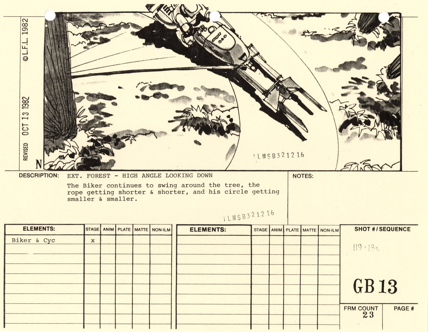 Star Wars: Return of the Jedi - VFX Storyboard: Ground Battle 13