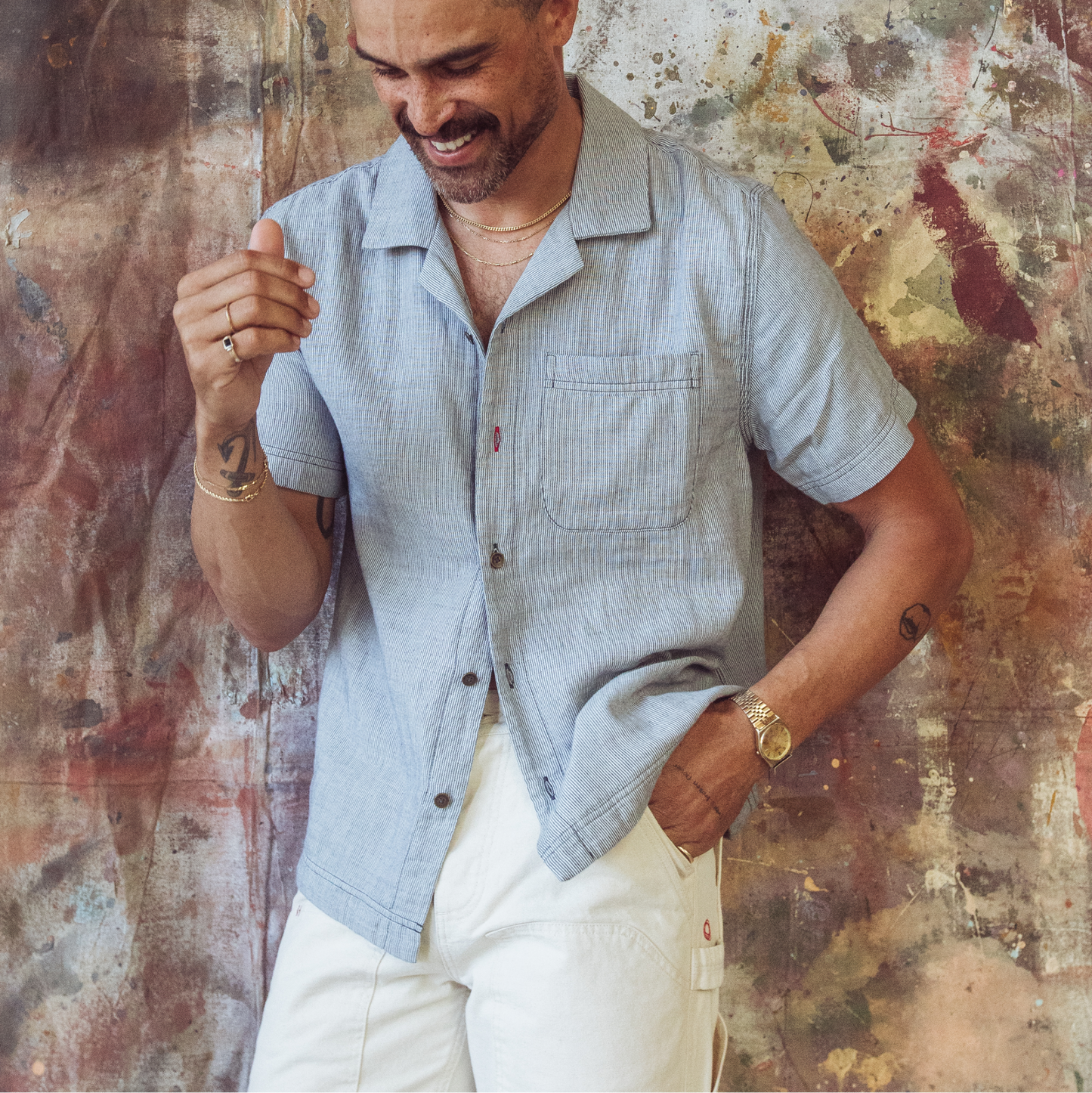 Imperfects Cliffs Camp Collar Shirt