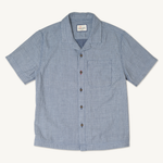 Imperfects Cliffs Camp Collar Shirt - Indigo