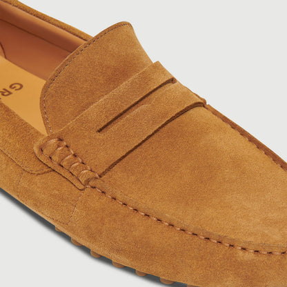 Greats The Corsa Driver Shoes - Cognac