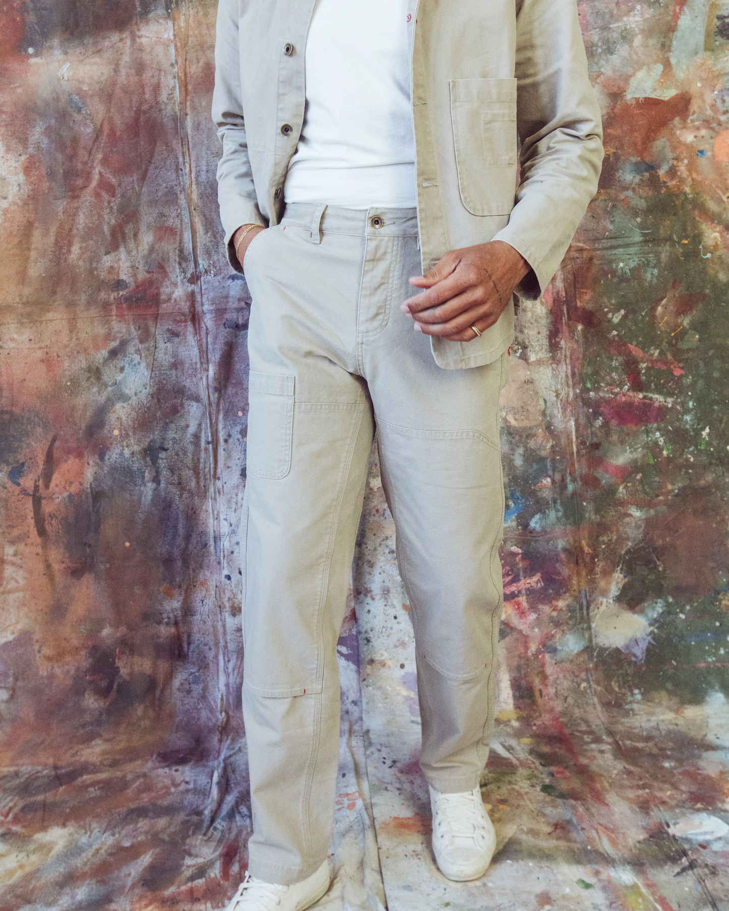 Imperfects Courier Pant OG Fit in Craft Canvas