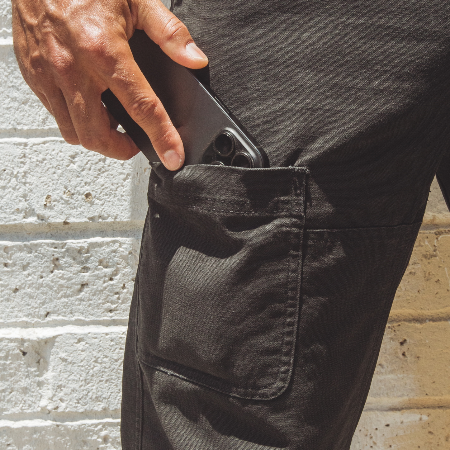 Imperfects Courier Pant OG Fit in Craft Canvas