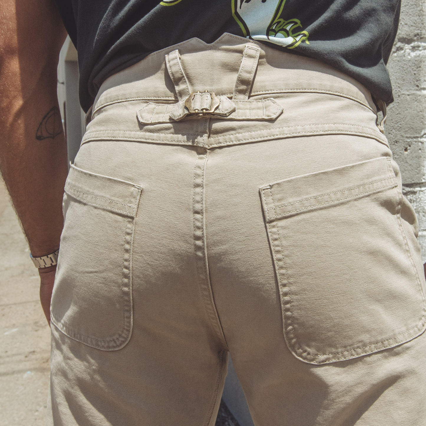 Imperfects Courier Pant Sharp Fit in Craft Canvas