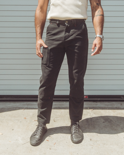 Imperfects Courier Pant Sharp Fit in Craft Canvas