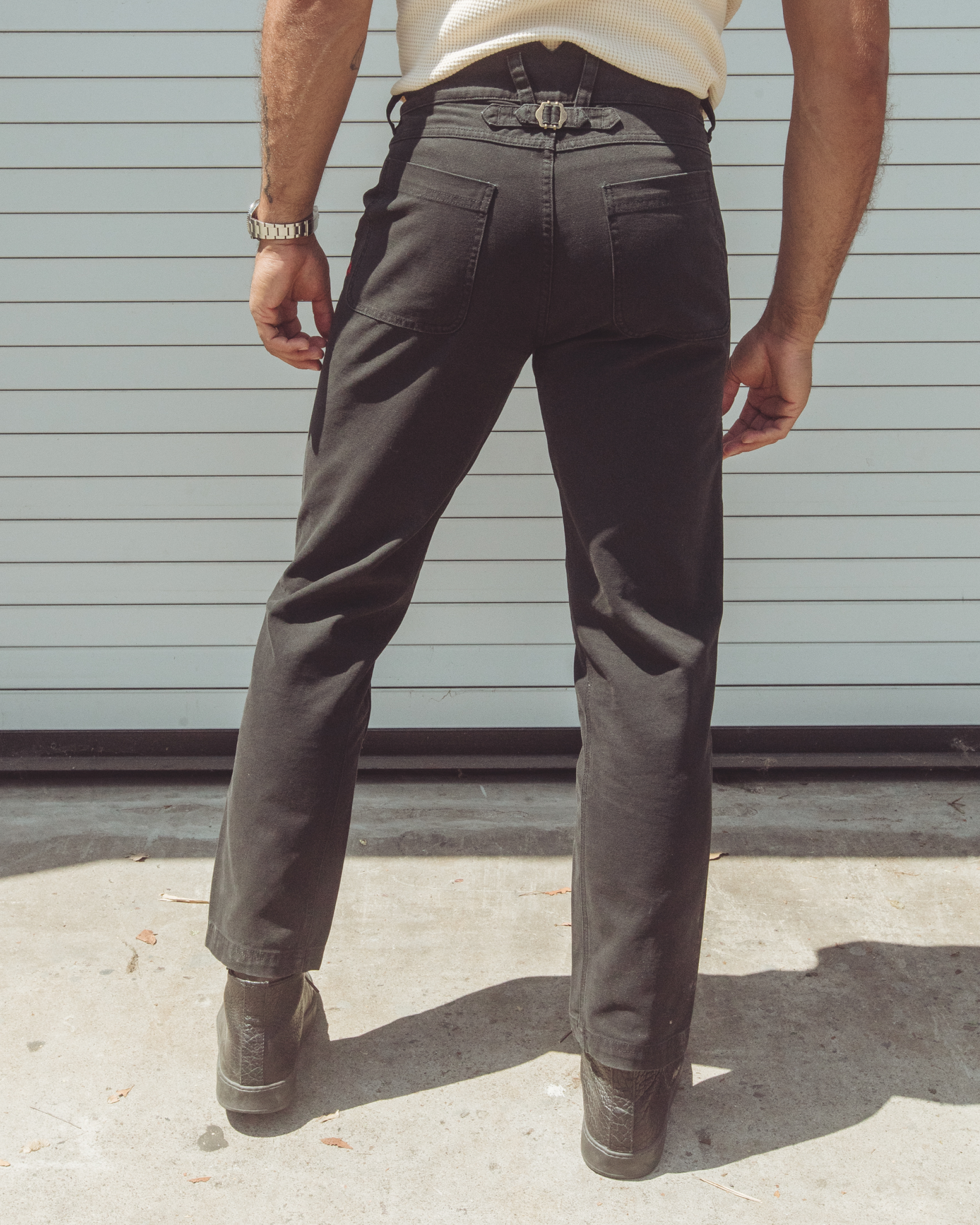 Imperfects Courier Pant Sharp Fit in Craft Canvas