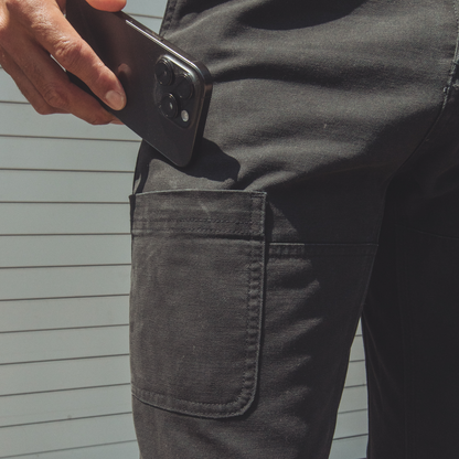 Imperfects Courier Pant Sharp Fit in Craft Canvas