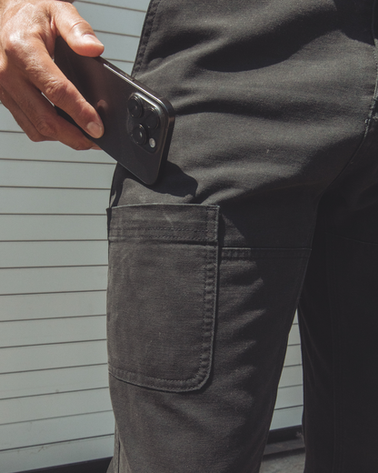 Imperfects Courier Pant Sharp Fit in Craft Canvas