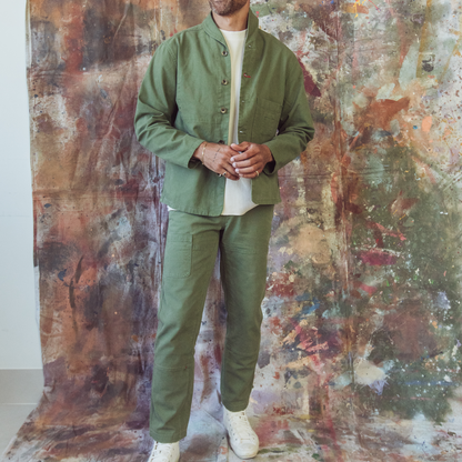 Imperfects Courier Pant Sharp Fit in Craft Canvas