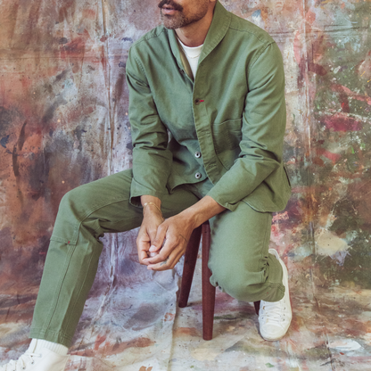 Imperfects Courier Pant Sharp Fit in Craft Canvas