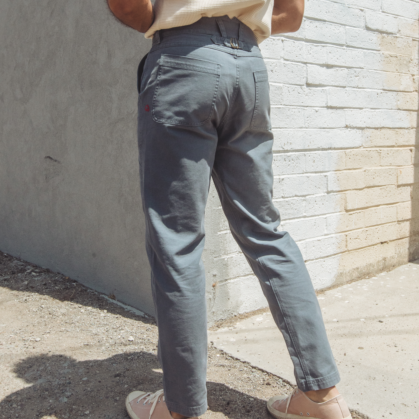 Imperfects Courier Pant Sharp Fit in Craft Canvas