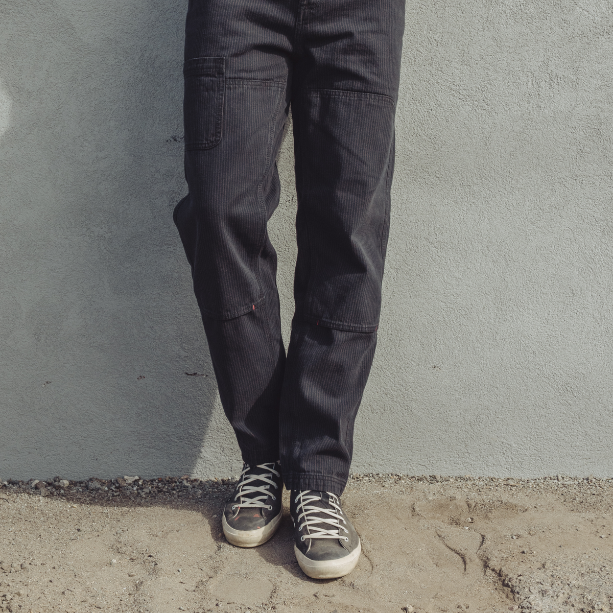 Courier Pant OG Fit in Indigo Hickory Stripe