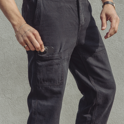 Courier Pant OG Fit in Indigo Hickory Stripe