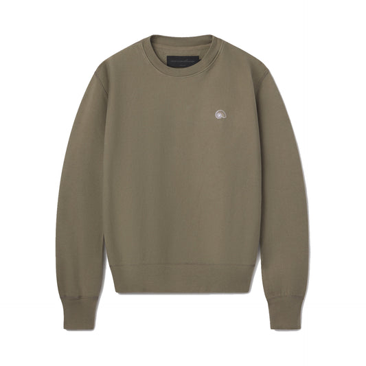 AARON LEVINE CREWNECK SWEATSHIRT KELP