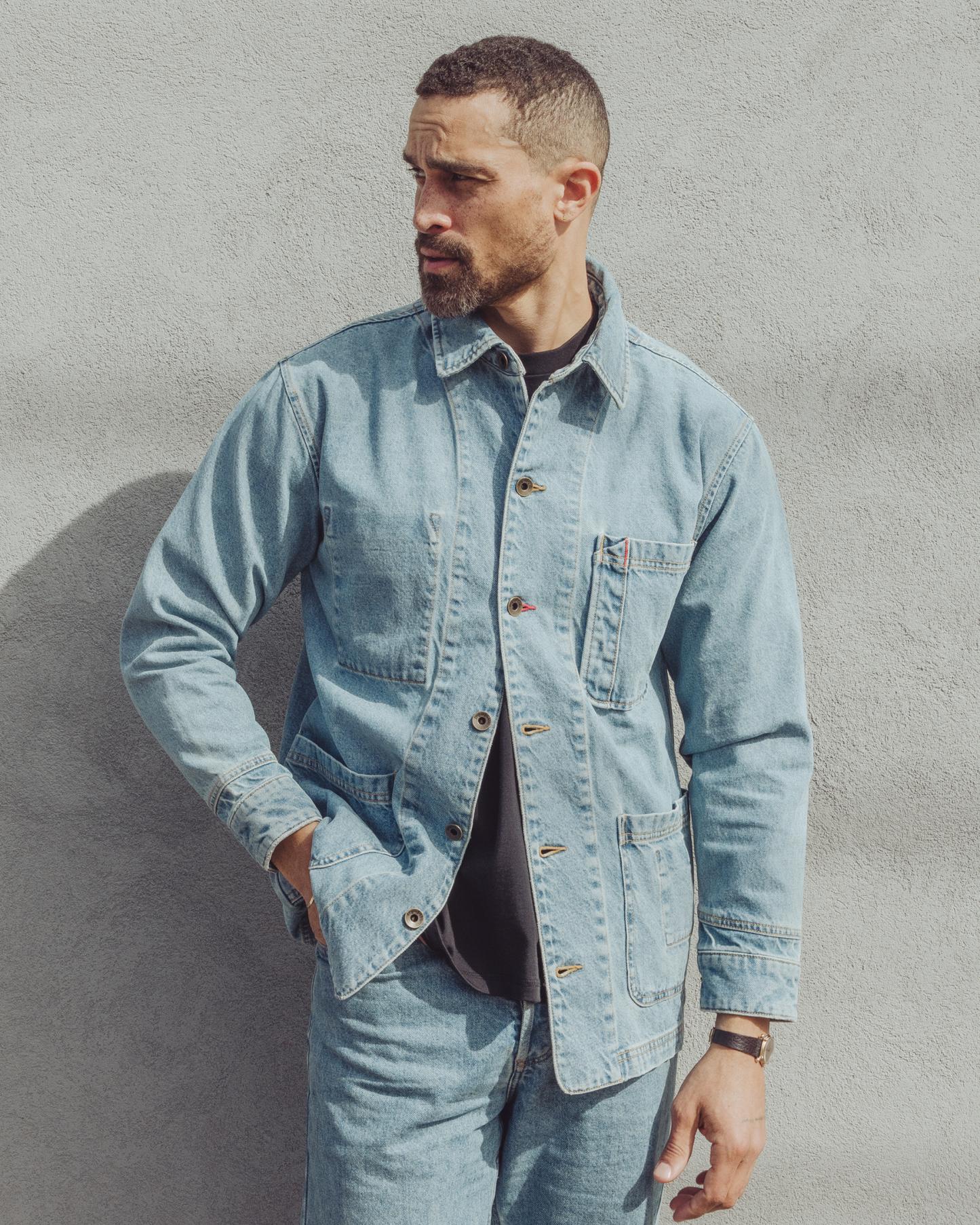 Cunningham Coat in Primo Denim