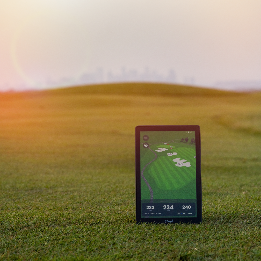 Pinned Golf The Caddie GPS Tablet