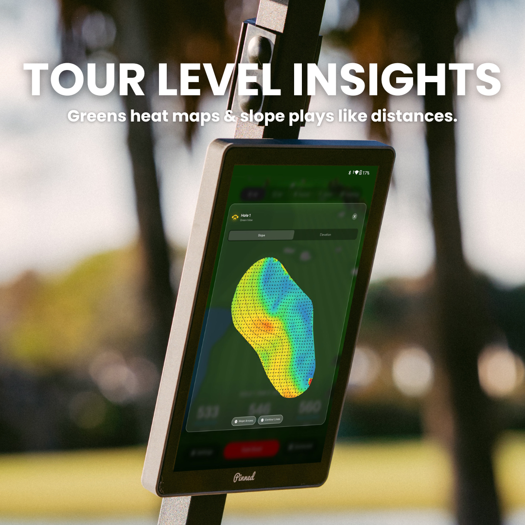 Pinned Golf The Caddie GPS Tablet