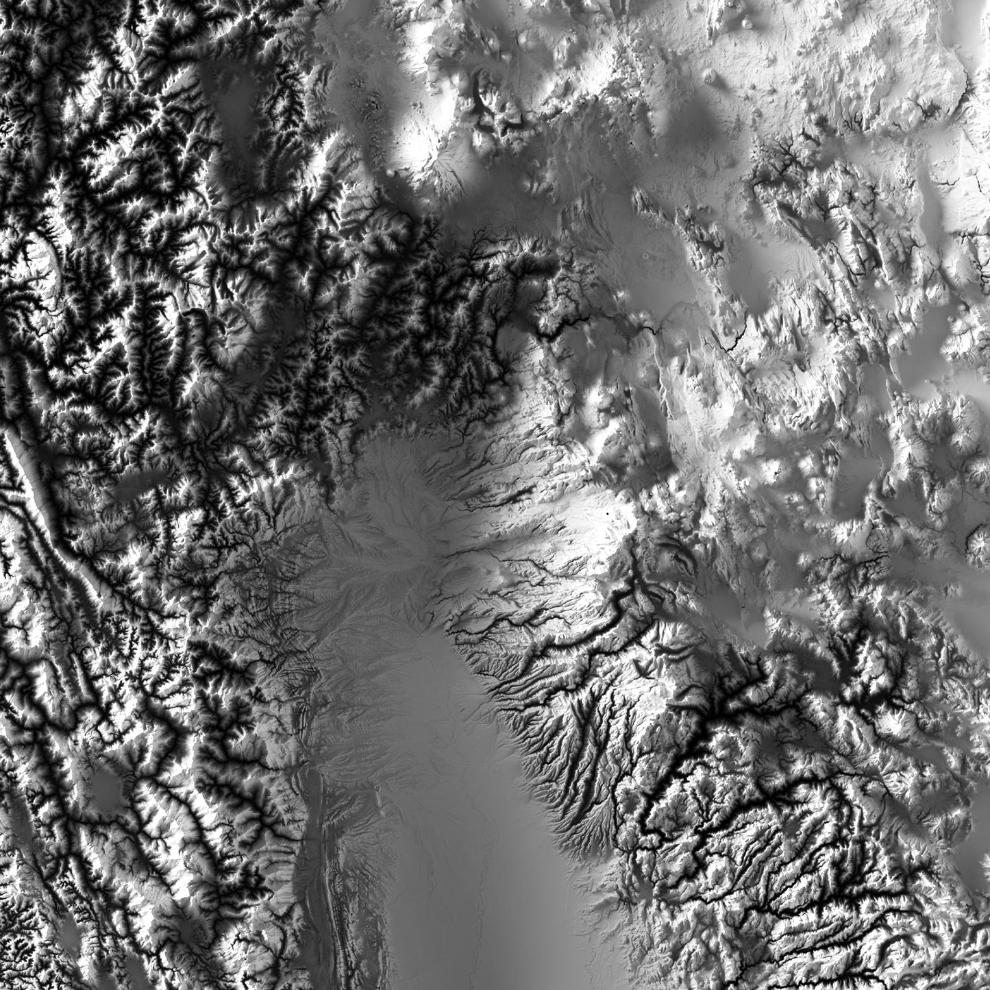 California Elevation Map