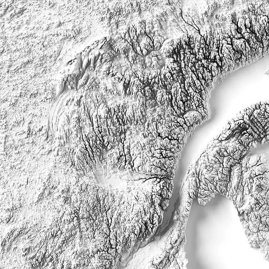 Canada Elevation Map