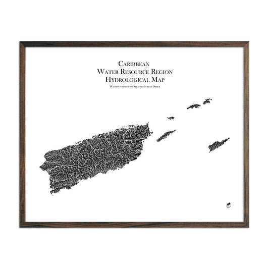 Caribbean Regional Hydrological Map