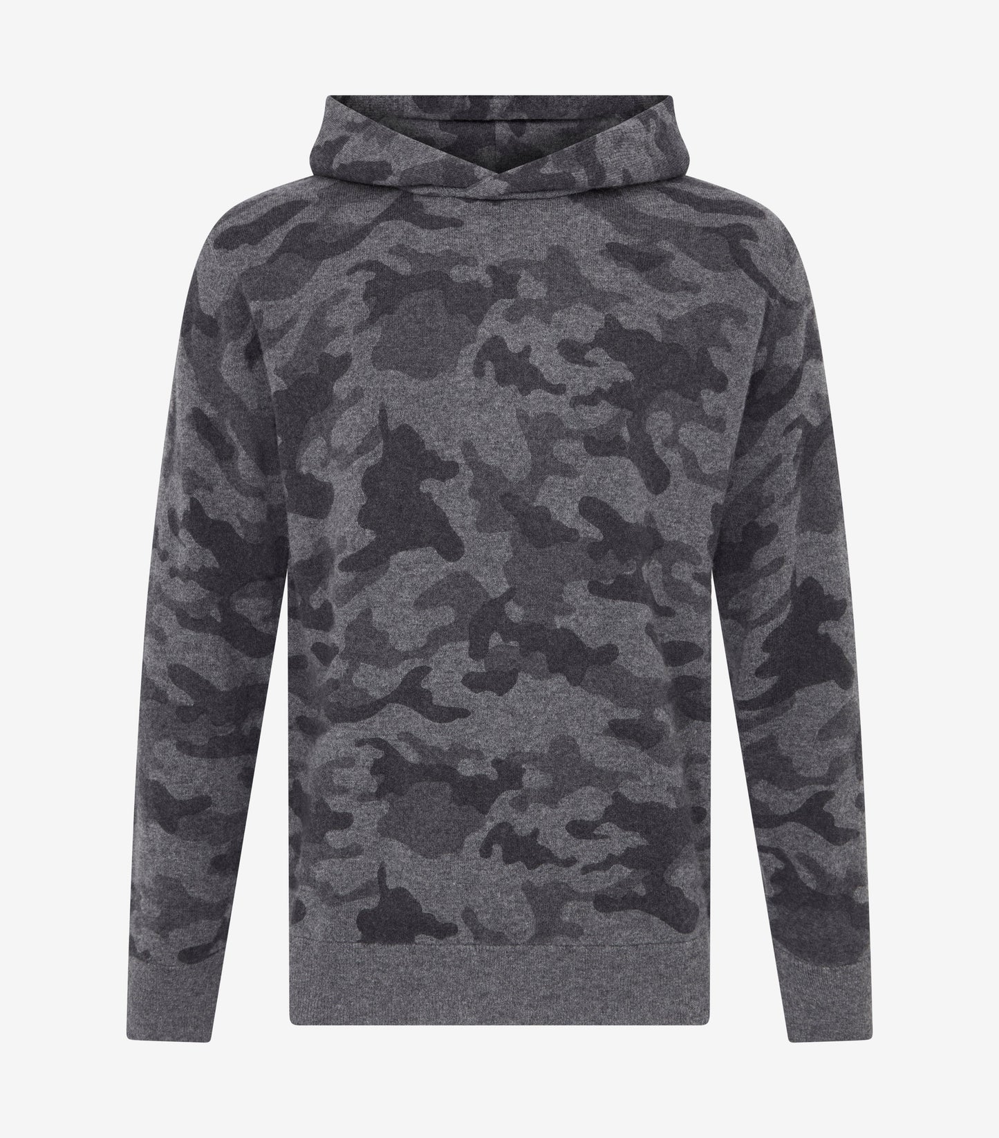 Asher Golf Sero Cashmere Hoodie Charcoal Camo
