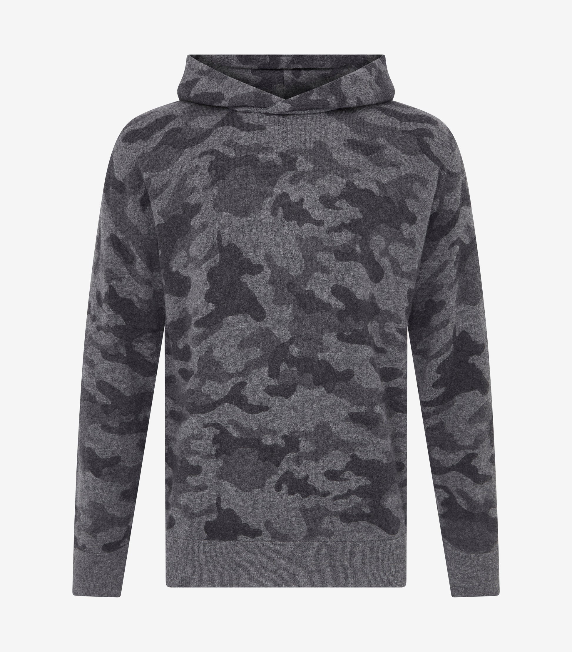 Asher Golf Sero Cashmere Hoodie Charcoal Camo