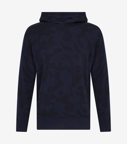 Asher Golf Sero Cashmere Hoodie Navy Camo