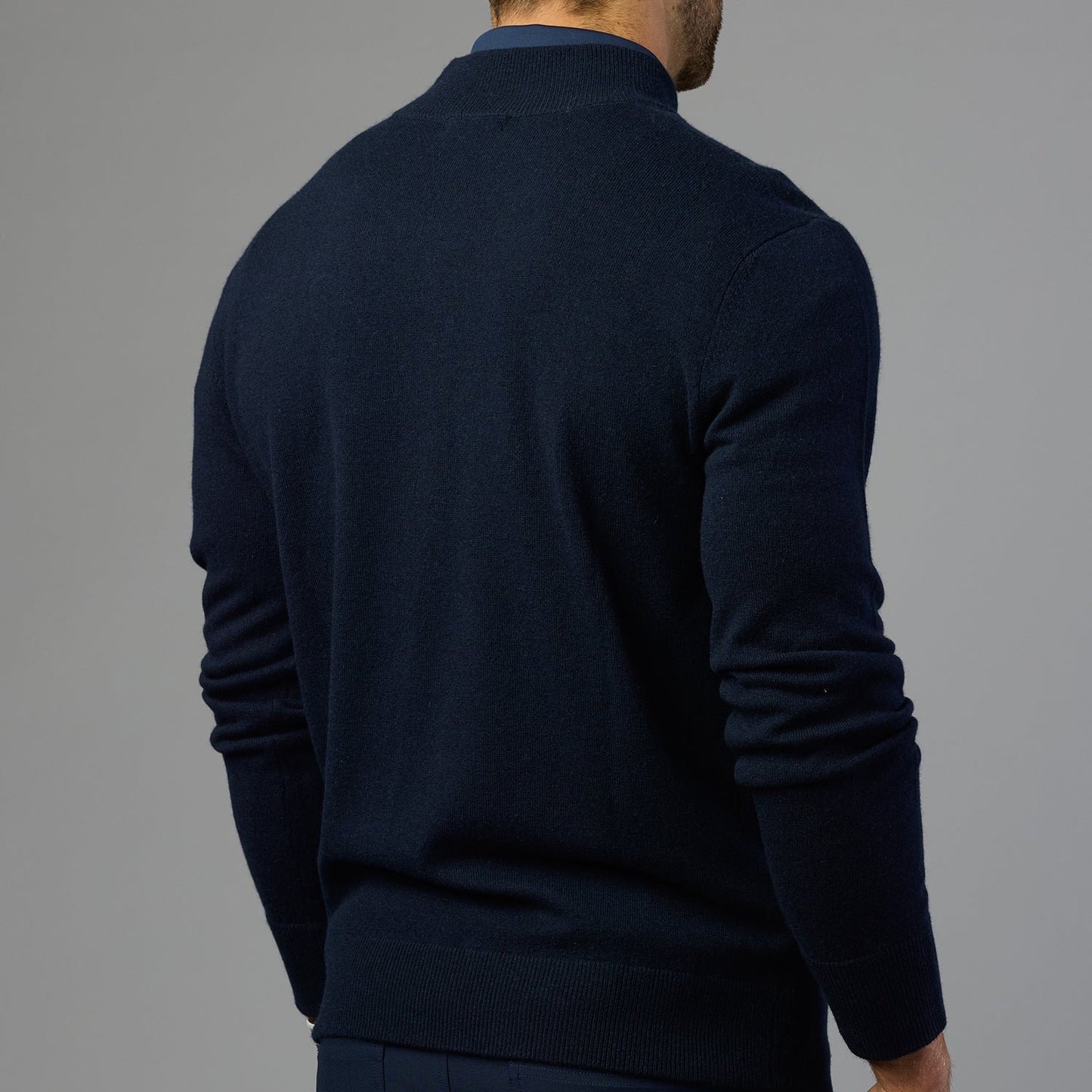 Asher Golf Sero Cashmere Quarter Zip