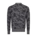 Asher Golf Sero Cashmere Quarter Zip - Charcoal Camo