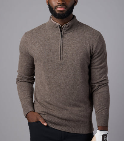 Asher Golf Sero Cashmere Quarter Zip