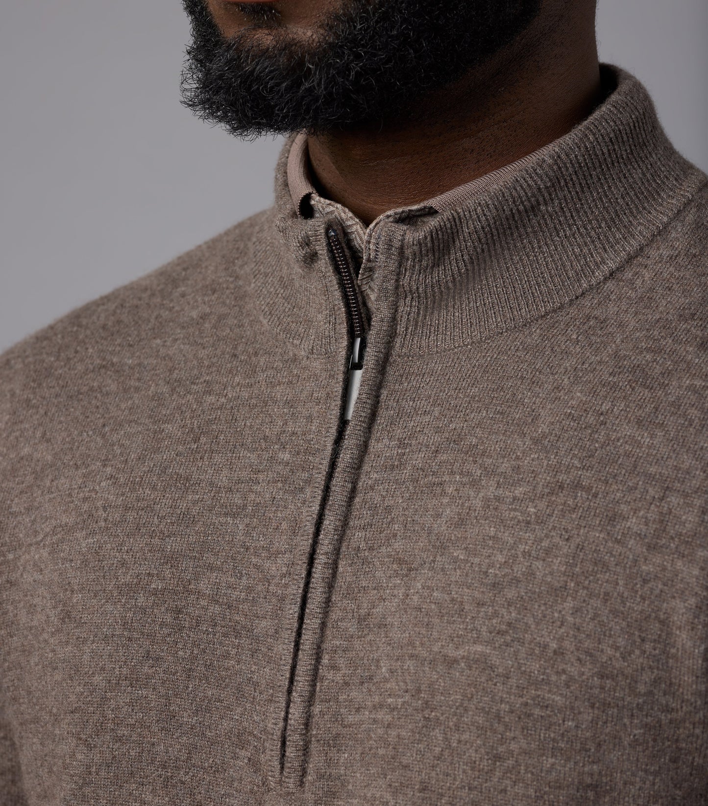 Asher Golf Sero Cashmere Quarter Zip