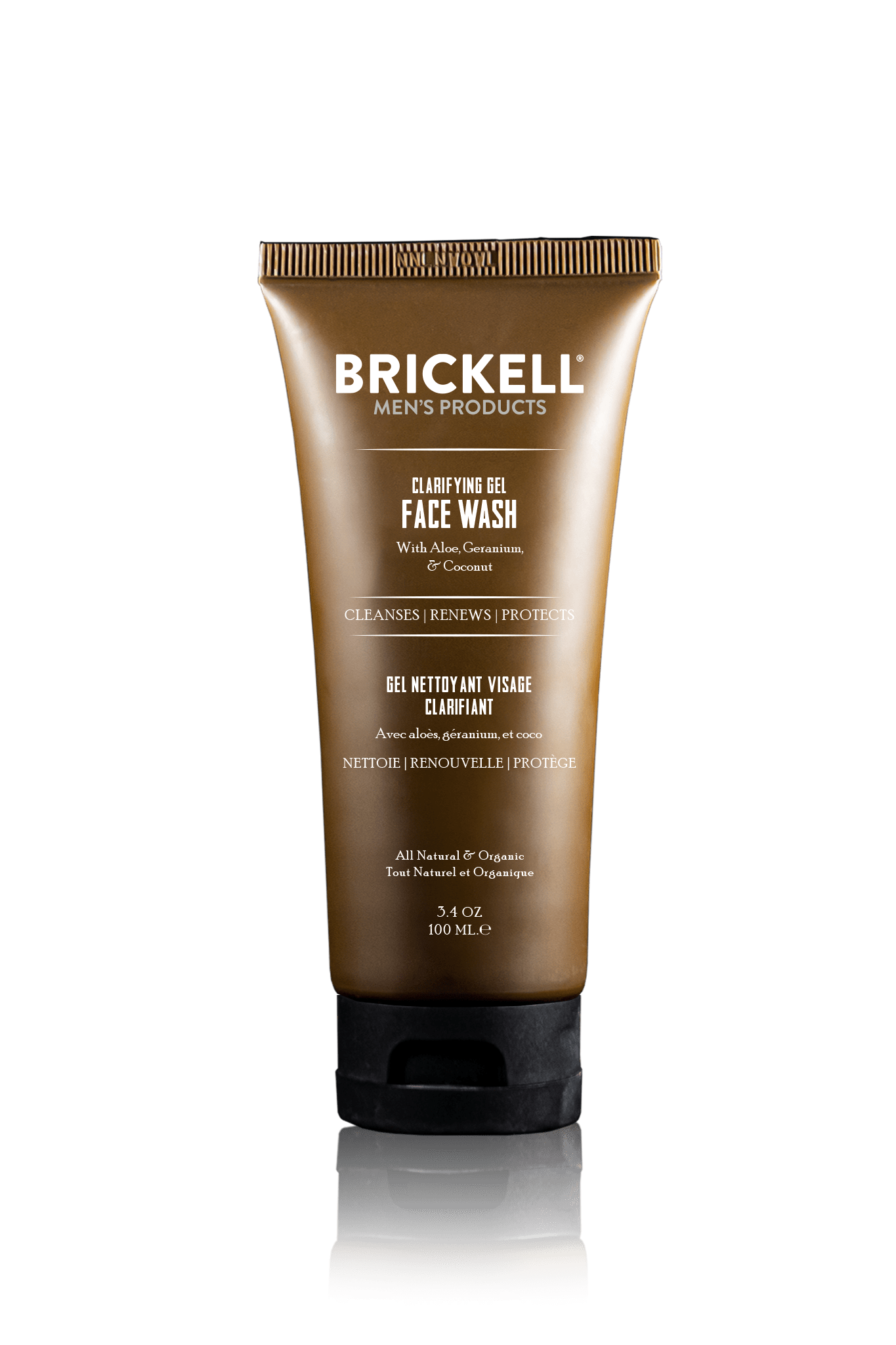 Brickell Clarifying Gel Face Wash 3.4 oz Scented