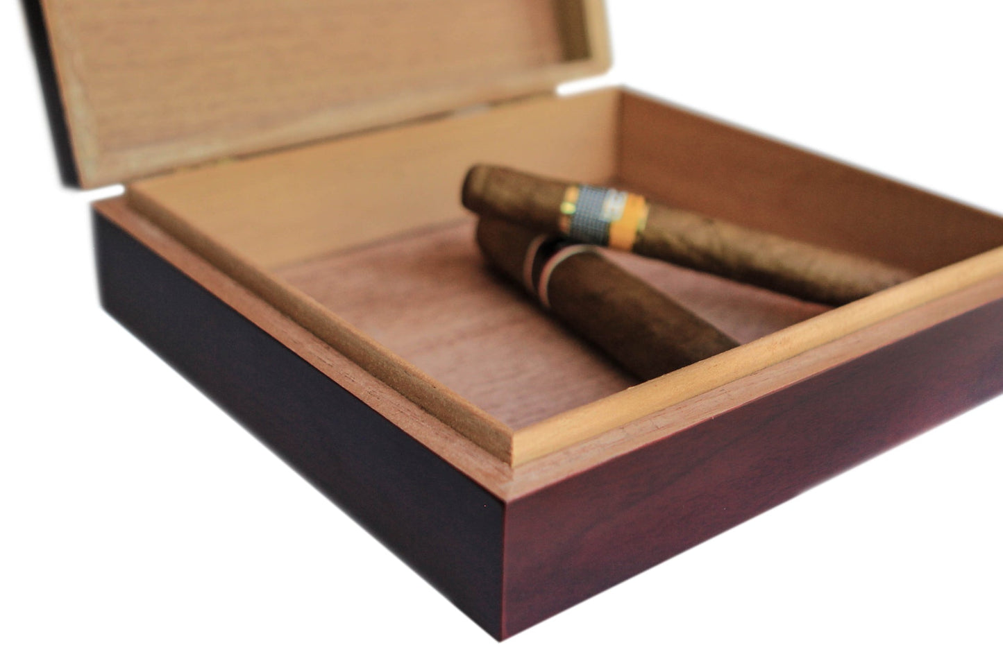 Klaro Desktop Analog Cherry Humidor